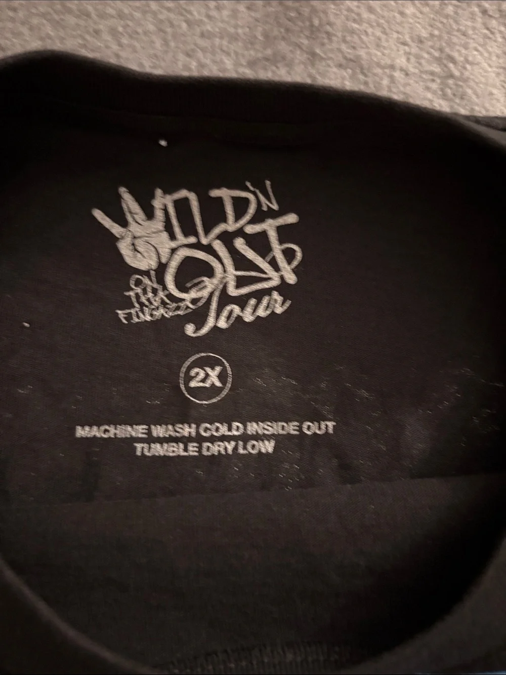 Wild ’N Out Tour Graphic Tee 2XL Black MTV Nick Cannon Hip Hop Shirt